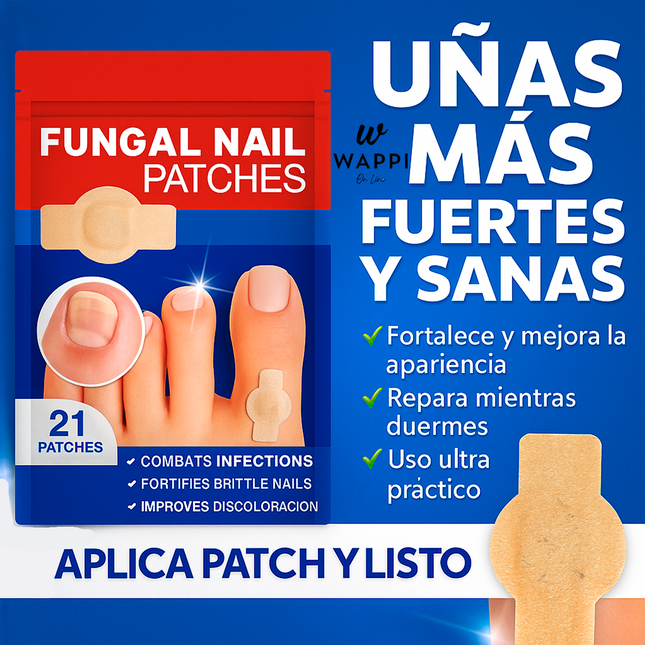 💅Parches Reparadores para Uñas con Hongos (Pack 21)