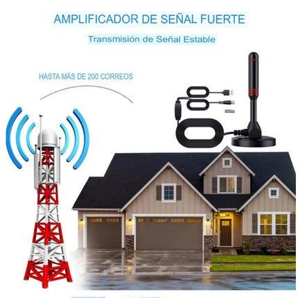 📺Antena HD Digital 360° para TV – Señal Gratis y Nítida
