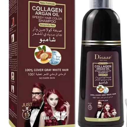 💆🏻‍♀️Shampoo Tinte Colorante - Cubre Canas al Instante