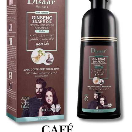 💆🏻‍♀️Shampoo Tinte Colorante - Cubre Canas al Instante