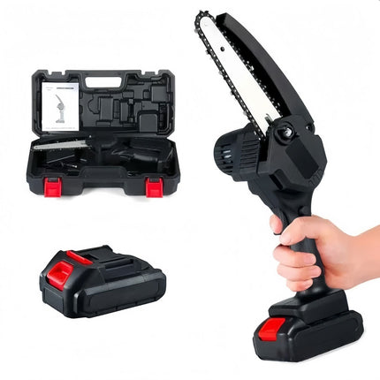 Mini Sierra Inalámbrica 48V con Llave de Tubo – Precisión y Potencia para tu Jardin