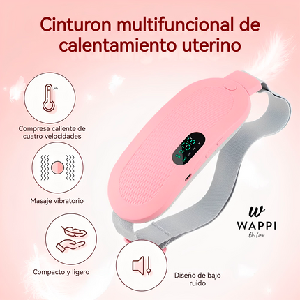 Cinturón Térmico Masajeador para Cólicos – Alivio Rápido y Seguro