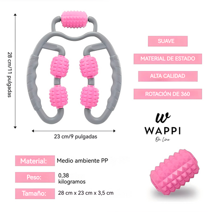 Masajeador de Piernas 360° Anticelulitis – Piernas Firmes y Relajadas