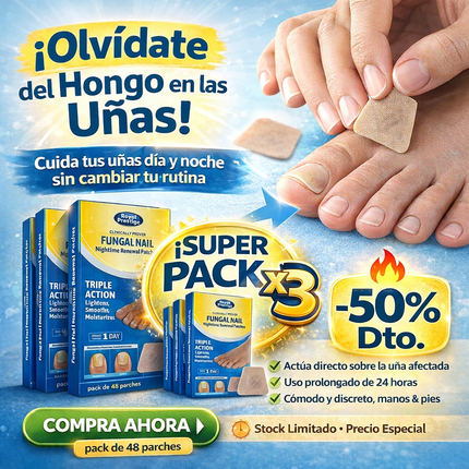 Parche para Hongos en las Uñas – Pack 3