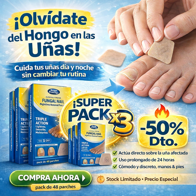 Parche para Hongos en las Uñas – Pack 3