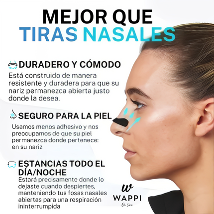 👃🏻RespiraPlus – Dilatador Nasal Mejora la Respiración Durante El Sueño