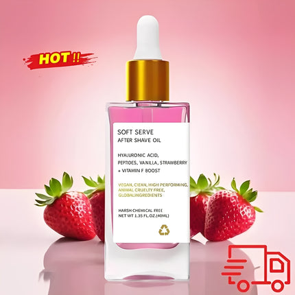 Truly Soft Serve After Shave Oil – Aceite post-afeitado 40ml+ Regalo URO: Probióticos y Ácido Bórico para una Vagina Saludable