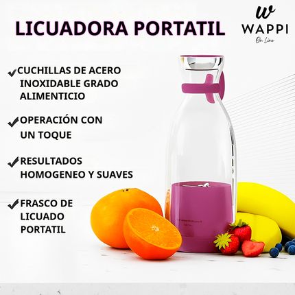 Mini Licuadora Portátil USB – Batidos al Instante