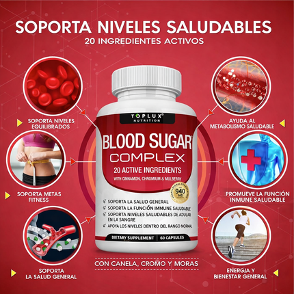 Blood Sugar Complex – Soporte Metabólico Natural Diario