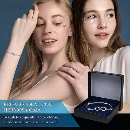 Pulsera Tobillera Infinito de Plata 925 – Amor Eterno