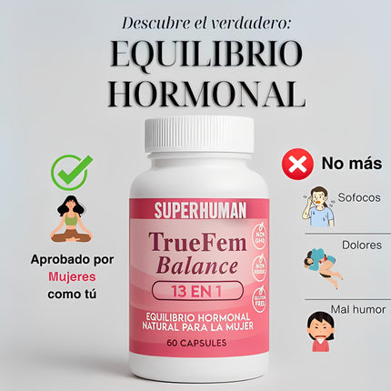 True Fem Vitamin | Multivitamínico 13 en 1 para el Equilibrio Femenino