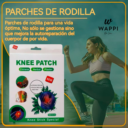 🦵Parches Antiinflamatorios para Rodilla – Pack x10 | Alivio y Comodidad Todo el Día