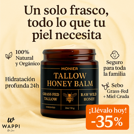 Bálsamo Orgánico de Res & Miel – Hidratación Pura y Natural