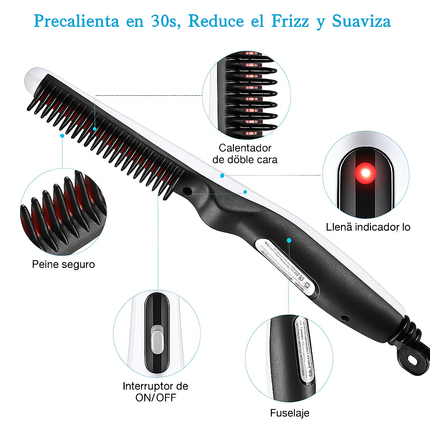 Peinador y Secador Eléctrico 2 en 1 para Barba y Cabello – Look Impecable en Segundos