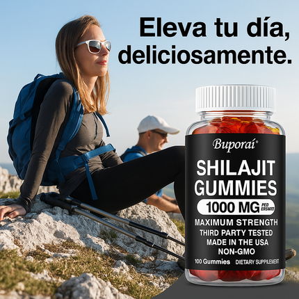 Shilajit Gomitas – Energía Natural para tu Día