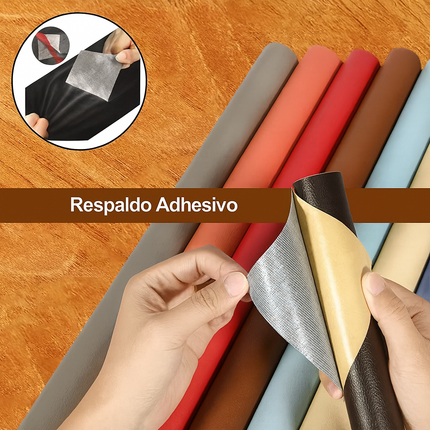 ReparaFácil™ Cuero Autoadhesivo Premium - La forma más simple de devolverle vida a tus muebles y accesorios de cuero.