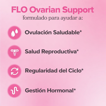FLO Apoyo Ovárico – Equilibrio Hormonal y Ciclo Regular
