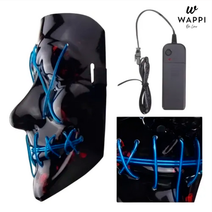 Mascara LED La Purga – Brilla y sorprende en Halloween🎃👻