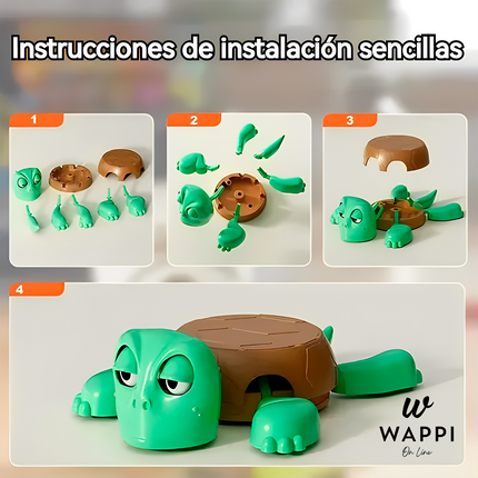 🐢 Posavasos Divertido en Forma de Tortuga – ¡Un toque de humor para tu mesa!