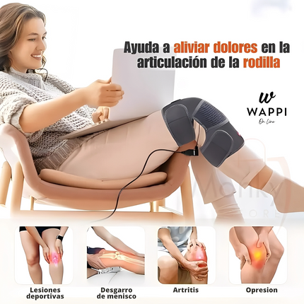 🔥Rodillera Térmica Masajeadora – Alivio Inmediato del Dolor de Rodillas