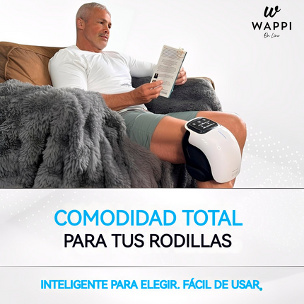 ⚡Masajeador de Rodilla Inalámbrico con Calor y Vibración – Alivio y Bienestar en Minutos