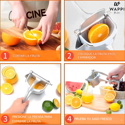 Exprimidor Manual Wappi – Jugos Frescos al Instante