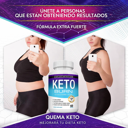 Toplux Keto Burn – Apoyo Cetogénico Natural para Energía y Control Diario