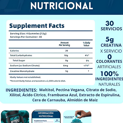 Beast Bites – Gomitas de Creatina 5g