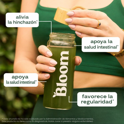Bloom Greens & Superfoods – Jugo Verde Digestivo Diario (Kiwi Fresa)