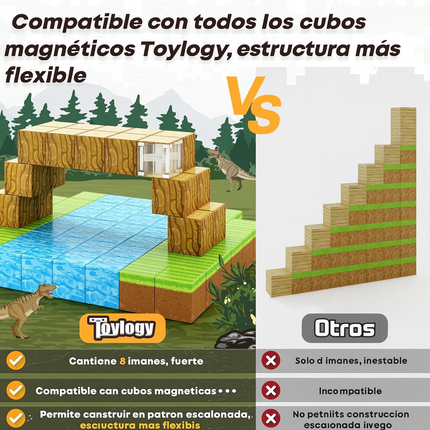 Bloques Magnéticos del Bosque – Creatividad sin Límites en 75 Piezas