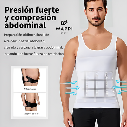 😎Camiseta Reductora Masculina 2X1 – Estilo y Confianza al Instante