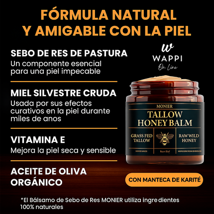 Bálsamo Orgánico de Res & Miel – Hidratación Pura y Natural
