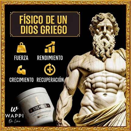 ⚡King Maker – Suplemento Anabólico 13 en 1 para Energía, Fuerza y Recuperación