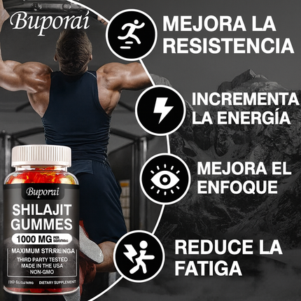 Shilajit Gomitas – Energía Natural para tu Día
