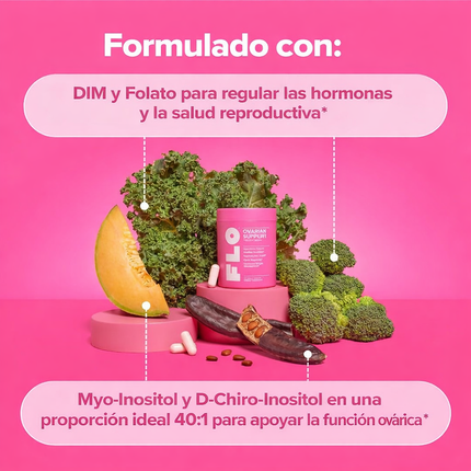 FLO Apoyo Ovárico – Equilibrio Hormonal y Ciclo Regular