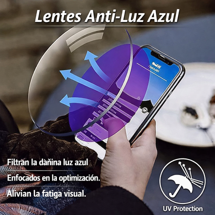Lentes de Lectura Inteligentes Anti Luz Azul 2x1