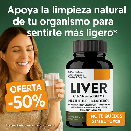 Liver Cleanse Détox – Limpia tu hígado de forma natural - Apoyo Natural para tu Bienestar Interno