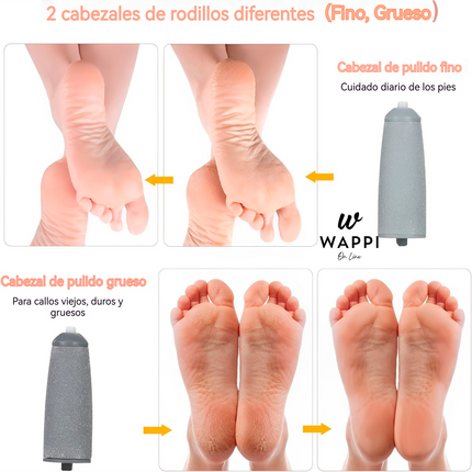 👣Removedor de Callos USB – Exfoliación y Suavidad al Instante