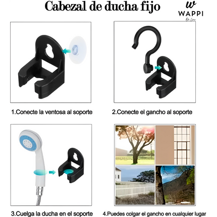 🚿Ducha para Exteriores - portátil, recargable y lista para usar.