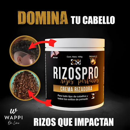 🌀RizosPro con Argán – Rizos Definidos, Suaves y Sin Frizz