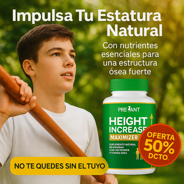 PRETANT – Suplemento Natural de Apoyo al Crecimiento y Fuerza Ósea