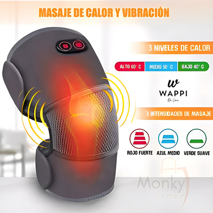 🔥Rodillera Térmica Masajeadora – Alivio Inmediato del Dolor de Rodillas