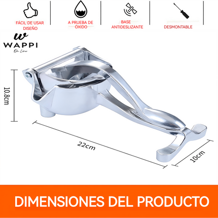 Exprimidor Manual Wappi – Jugos Frescos al Instante