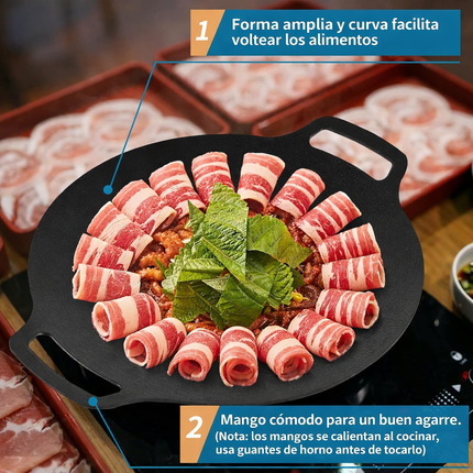 Sartén Parrilla Coreana Antiadherente 13”