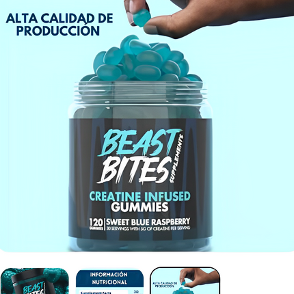 Beast Bites – Gomitas de Creatina 5g