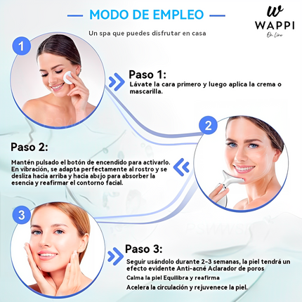 💆‍♀️Masajeador Facial y de Cuello LED 3 en 1 – Reafirma, Rejuvenece y Relaja Desde Casa ✨💖