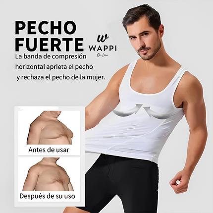 😎Camiseta Reductora Masculina 2X1 – Estilo y Confianza al Instante