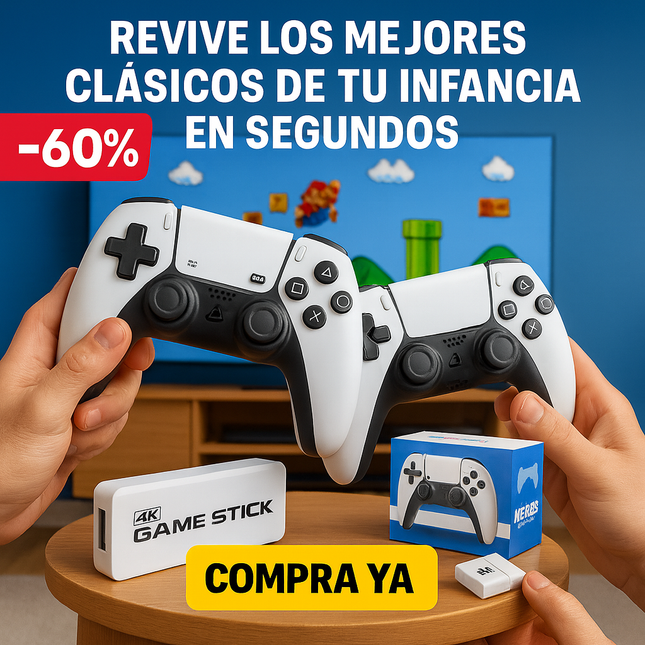 Consola Retro M15 con 40.000 Juegos – Plug & Play - Revive los mejores clásicos de tu infancia en segundos.