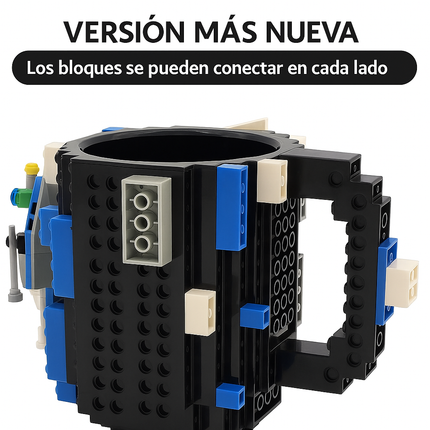 Taza Creativa con Bloques de Construcción - Convierte tu café en un momento creativo
