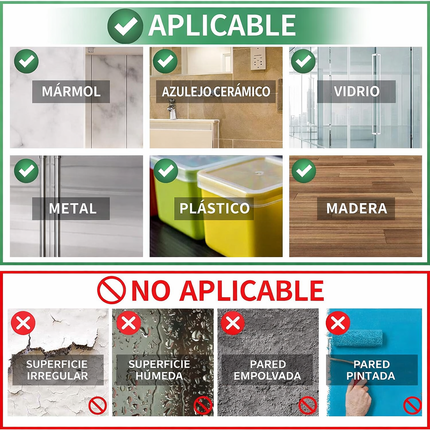 Cinta Nano Doble Cara Ultra Resistente 2x1 - Pega, fija y organiza sin clavos, sin taladros y sin dañar tus paredes.